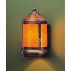 Craftsman Lantern Flush Wall Sconce Mica Lamps