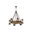 Wagon Wheel Chandelier