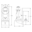 Lantern Wood Shelf Wall Sconce 772-S-8