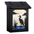 Blue Heron - Vertical Mailbox - AF-601