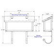 Classic Horizontal Plain Mailbox - AF-2