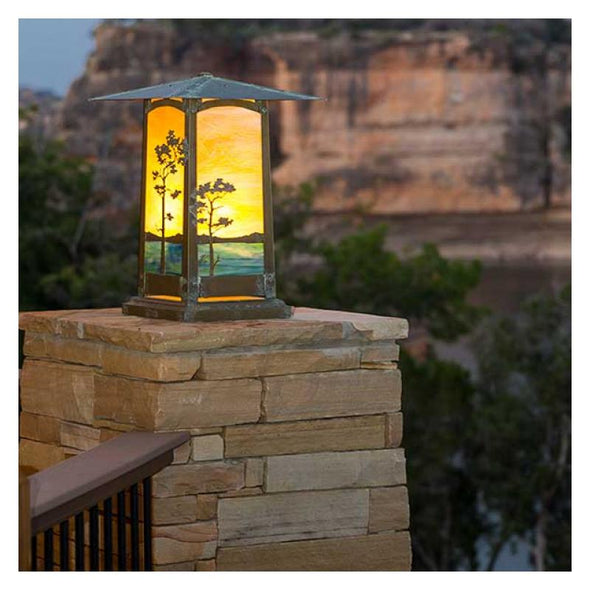 Cobblestone 17" Column Lights  635-6
