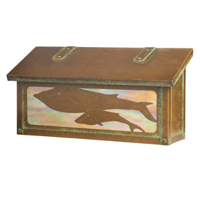 Whale Mailbox - AF-1862 HORIZONTAL