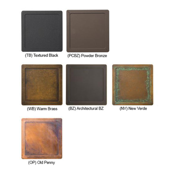 Americas Finest Lighting Finish selection