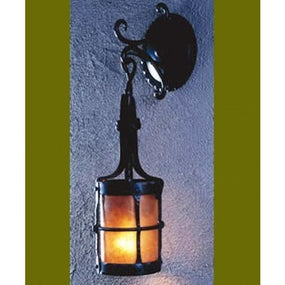 Vintage Iron LF204B Manor Small Wall Pendant Mica Lamps